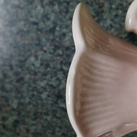 Vintage Hull Vase With Handles Signed USA Hull - Picture 3 of 6